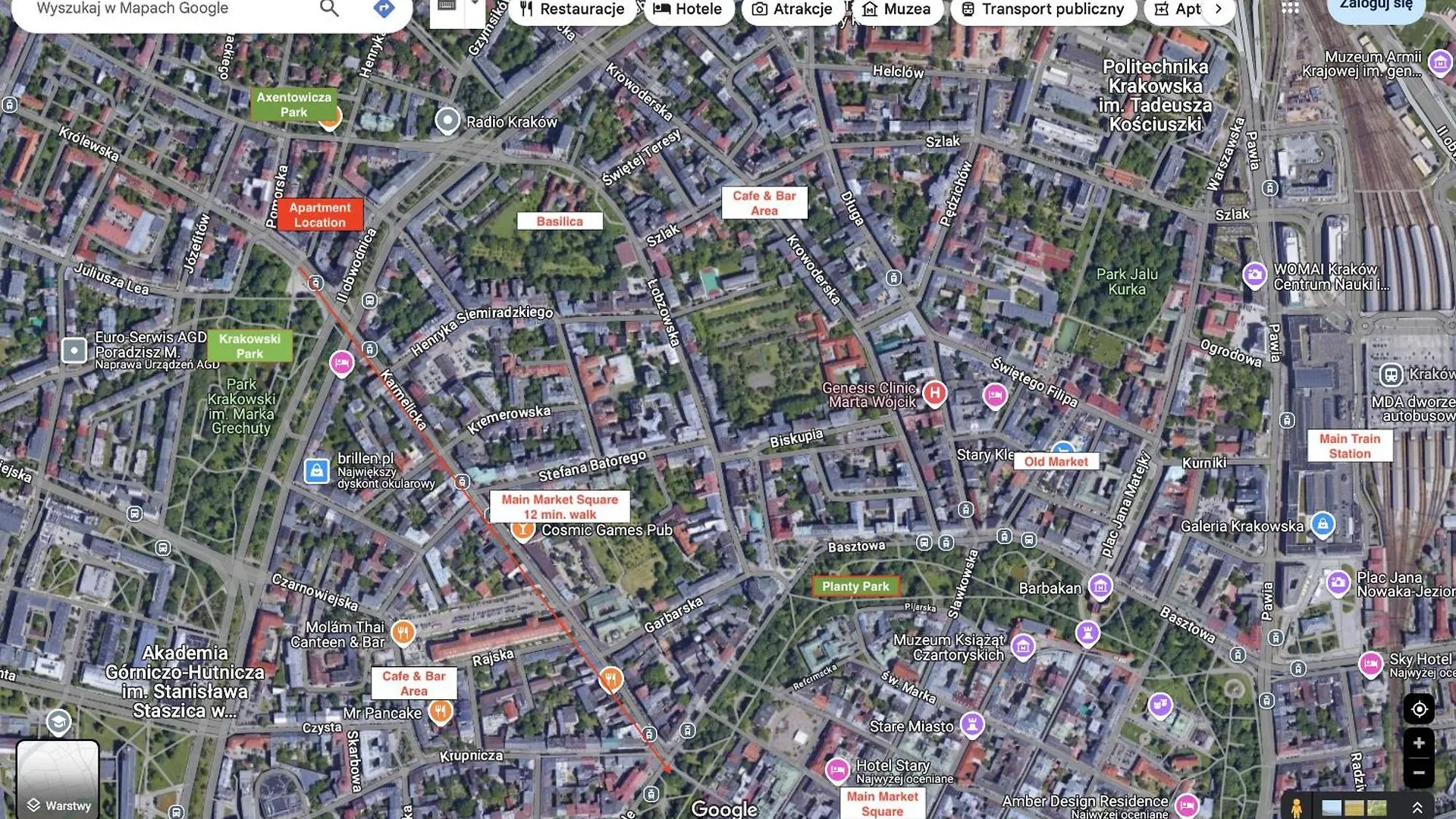 Apartment Parkside Family Suite Krakow